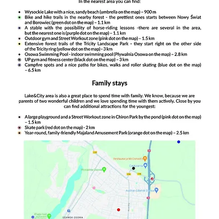 Lake&city - Komfortowe Blisko Majaland, Jeziora, Lasu Oraz Serca Trojmiasta Apartment